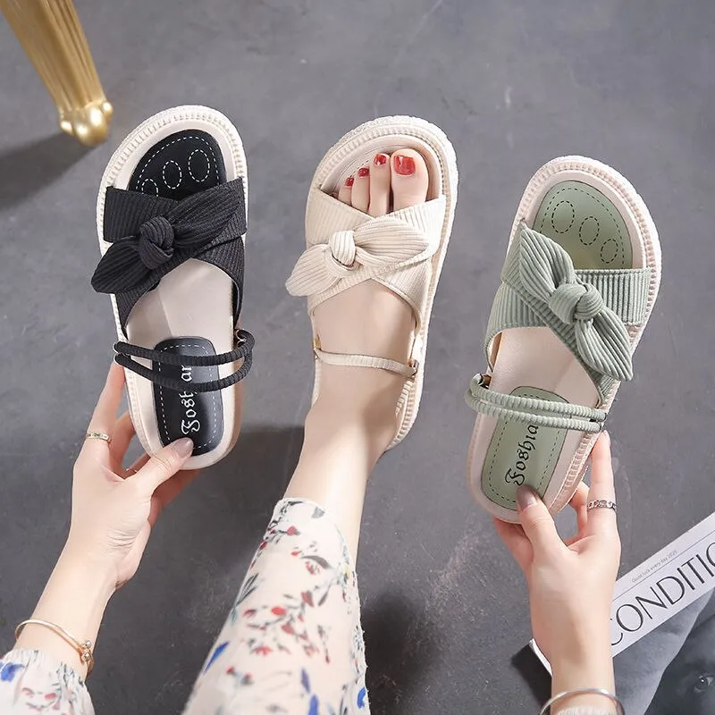 Hnzxzm Fashion Female's Summer Platform Ladies Sandals Wedge Solid Color Flip Flops Chunky Platform Women Shoes  Casual Beach sandal