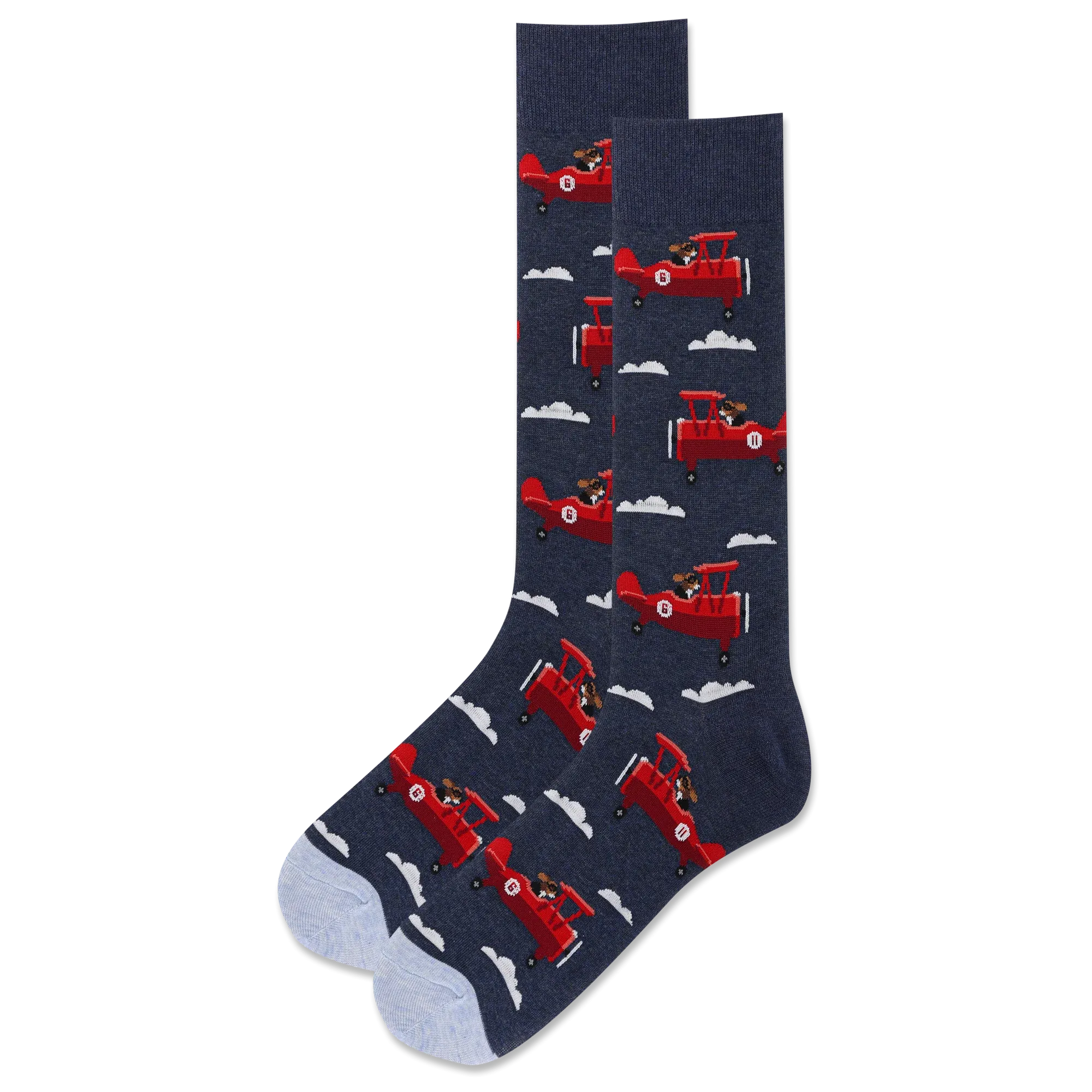 HOTSOX MEN'S AVIATOR PUP CREW SOCK