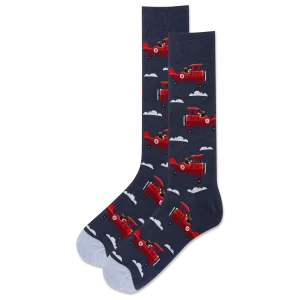 HOTSOX MEN'S AVIATOR PUP CREW SOCK