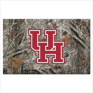 Houston Cougars Rubber Scraper Door Mat Camo