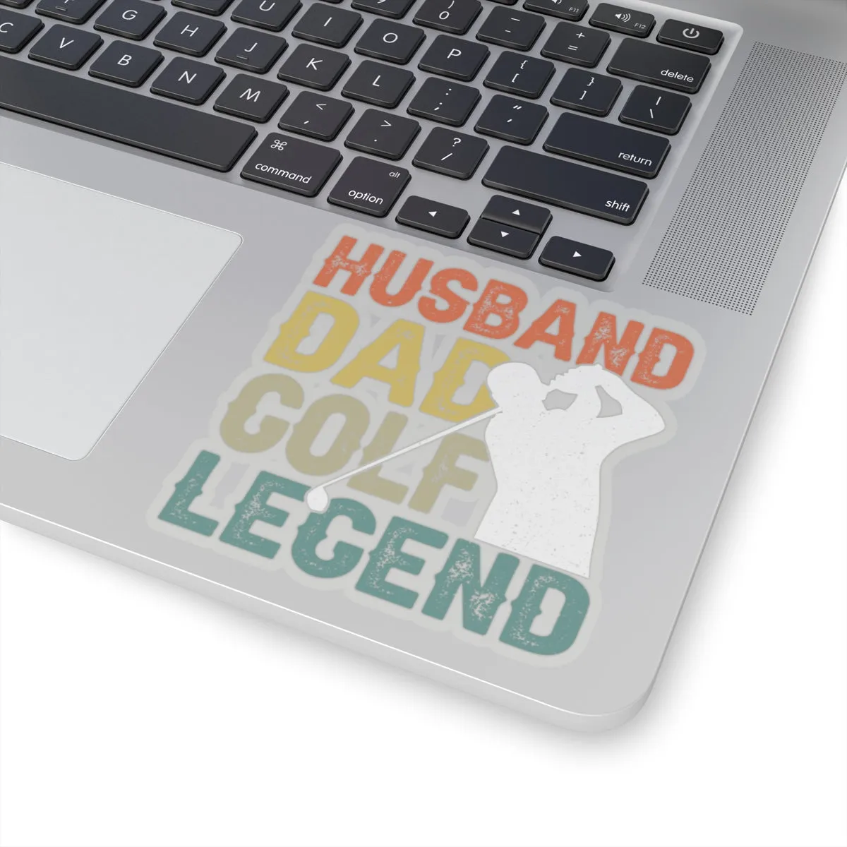 Husband, Dad, Golf Legend Kiss-Cut Stickers