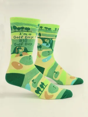 I'm a Golf Guy. Big Golf Guy.  Men's Crew Socks