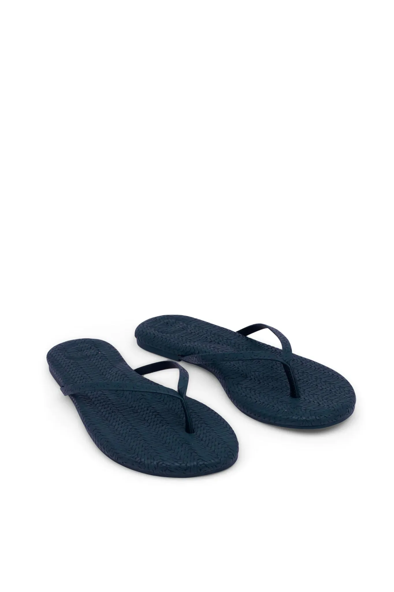 Indie Flip Flops - Navy Weave