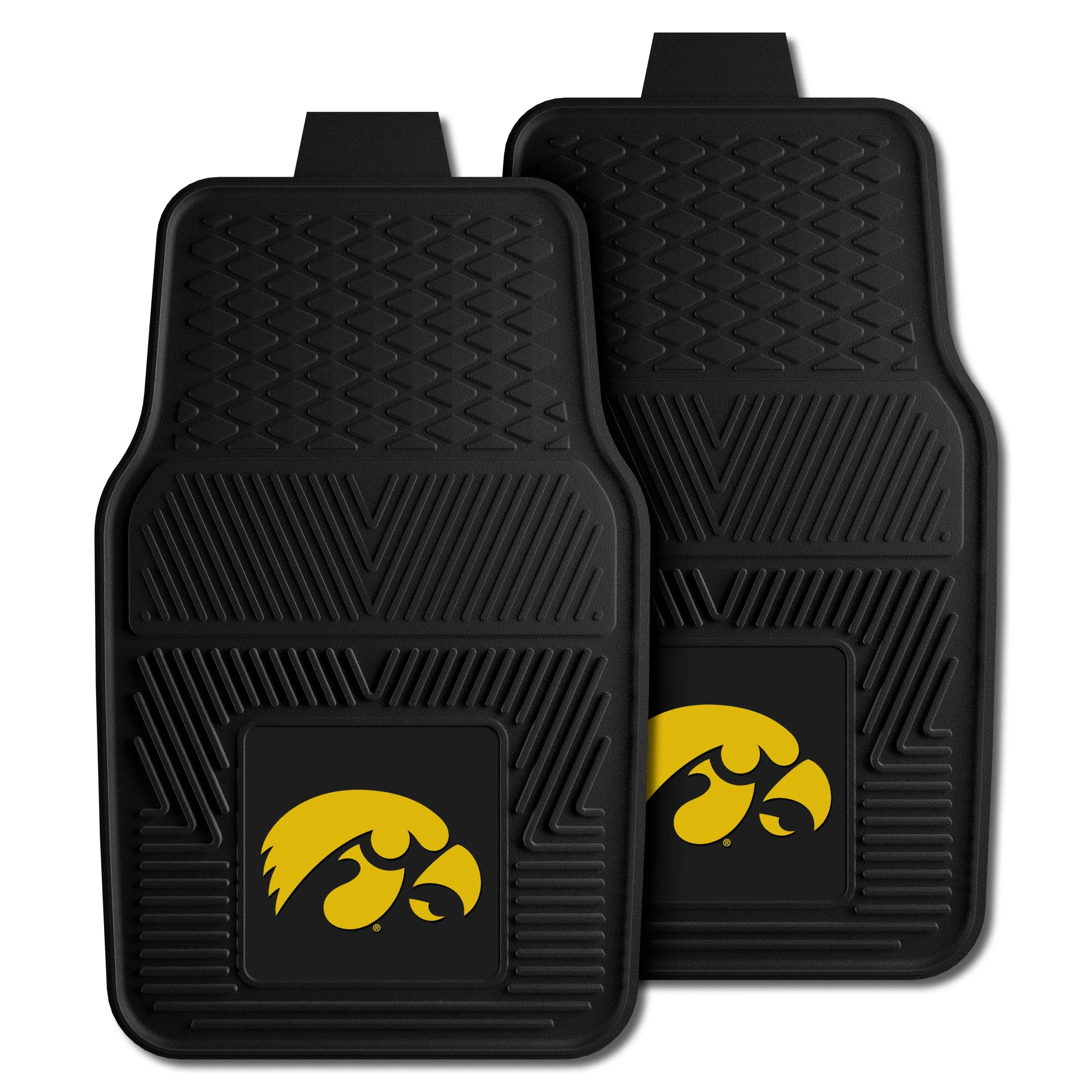 Iowa Hawkeyes Heavy Duty Car Mat Set - 2 Pieces