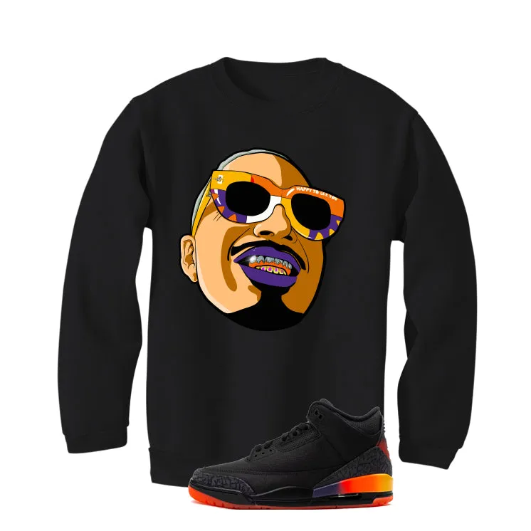 J Balvin x Air Jordan 3 Rio Black T-Shirt (J Balvin)