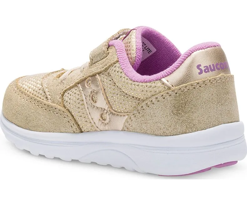 Jazz Lite A/C Kids Sneaker - Gold Sparkle