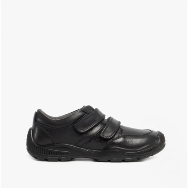 JEROME Boys Leather Toe Guard Shoes Black