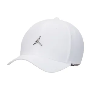 JORDAN RISE CAP ADJUSTABLE HAT WHITE