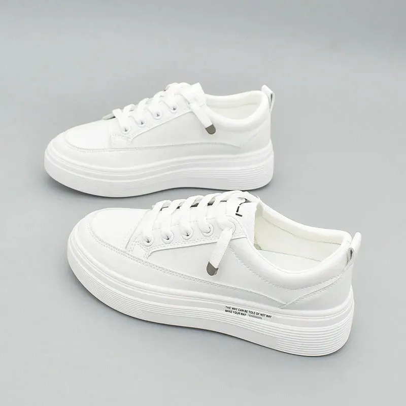 Joskaa 2024 New Platform White Womens Sneakers