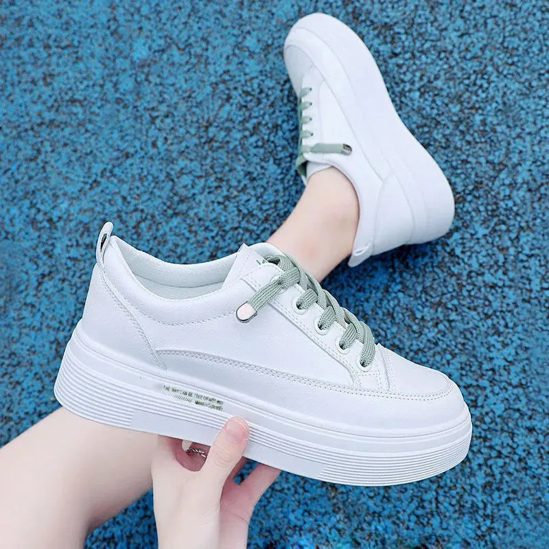 Joskaa 2024 New Platform White Womens Sneakers