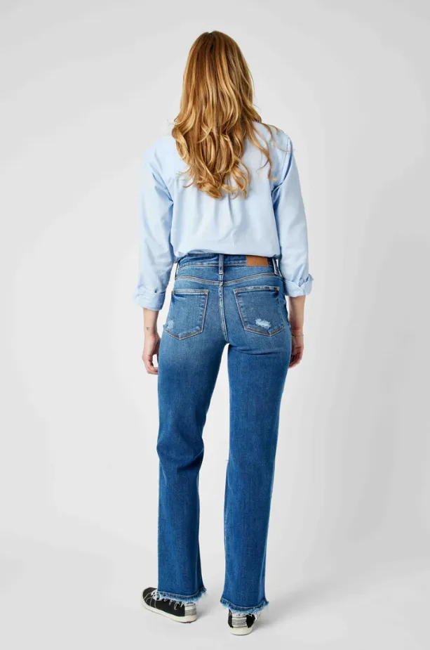 Judy Blue Mid Rise Dad Jean