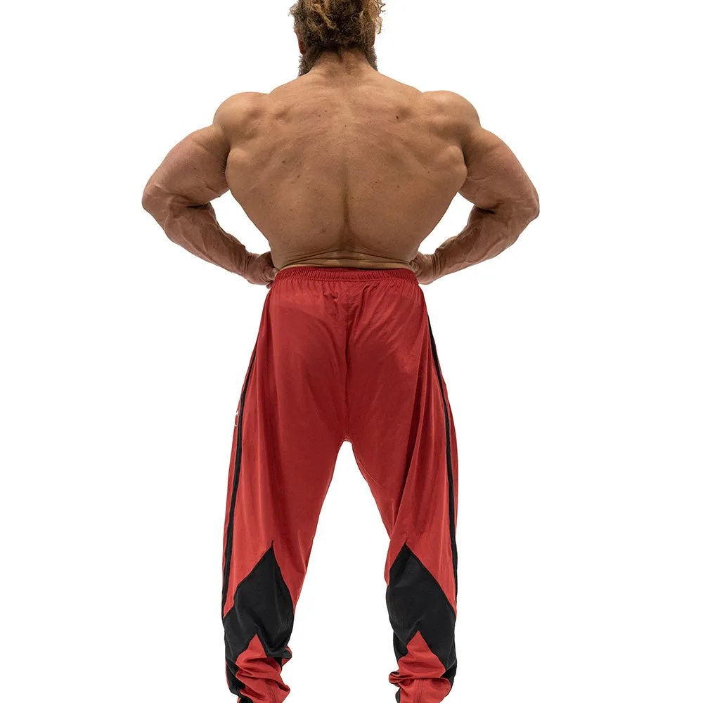 Jujimufu Stretchy Pants (Classic Style) - Red w/ Black Accent