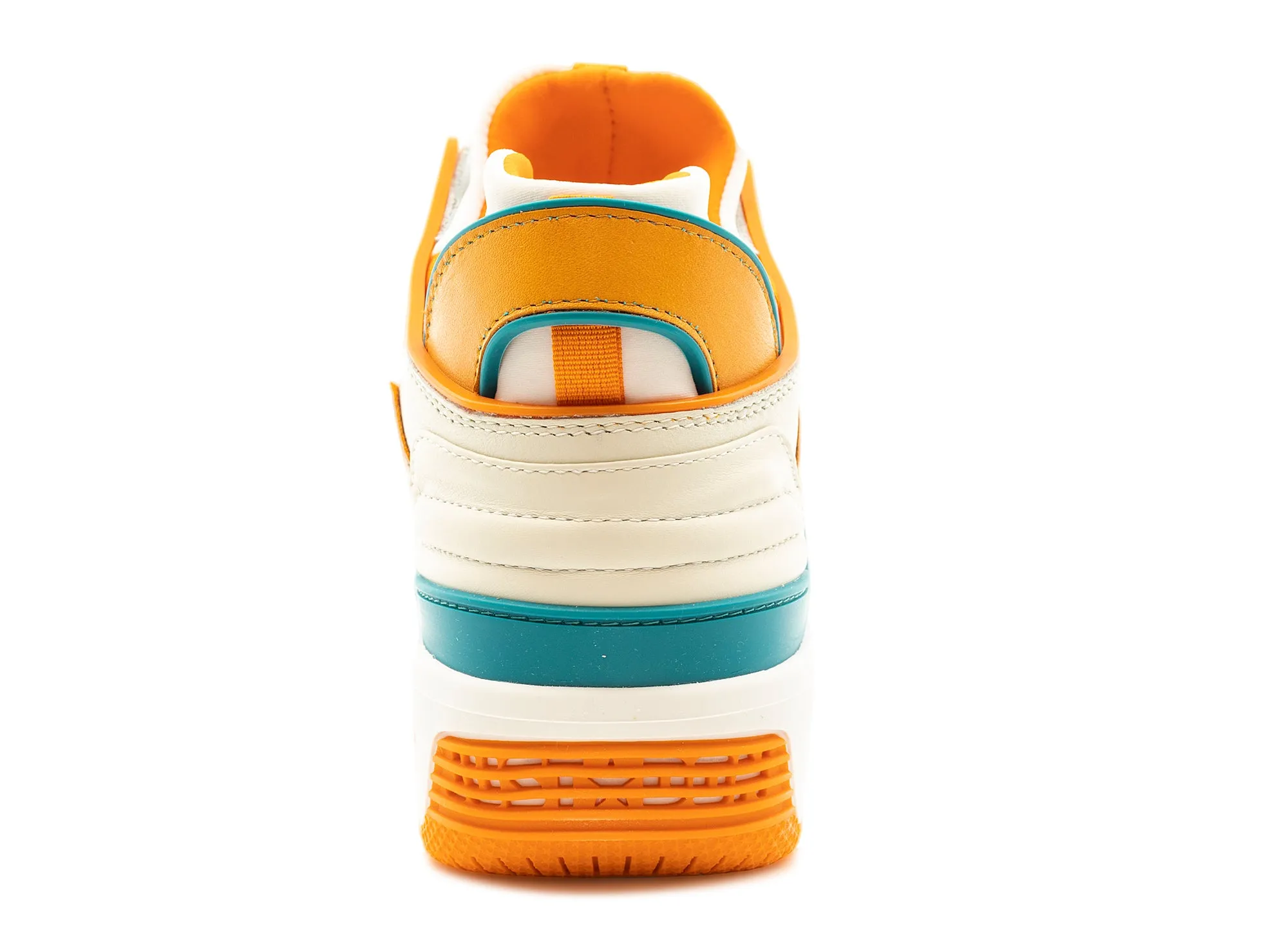 Just Don Courtside Tennis Mid WOT 'White Orange Teal'