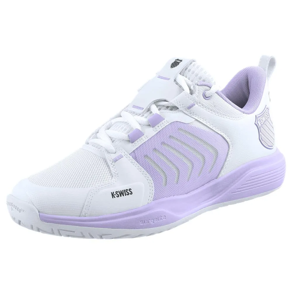 K-Swiss Women's Ultrashot Team - White/Purple Rose