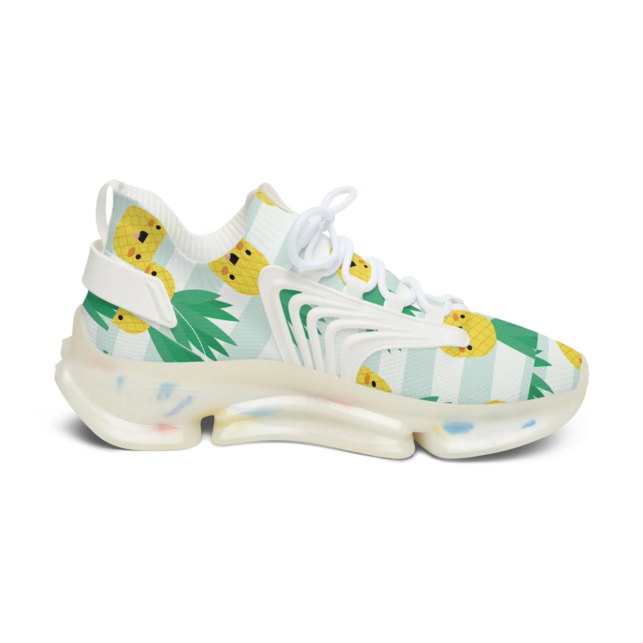 Kawaii Pineapple Women's Mesh Sneakers