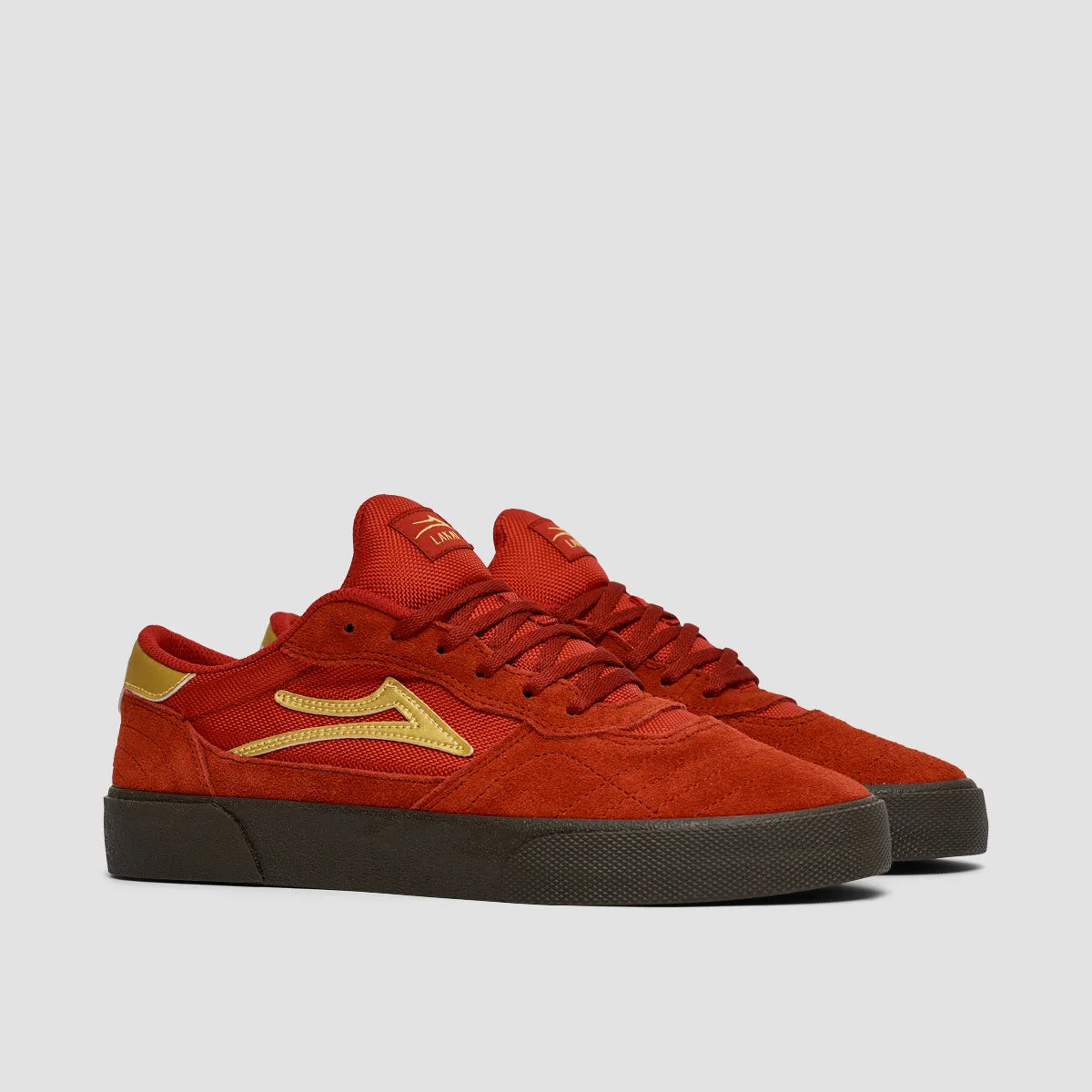 Lakai Cambridge Shoes - Red/Gum Suede