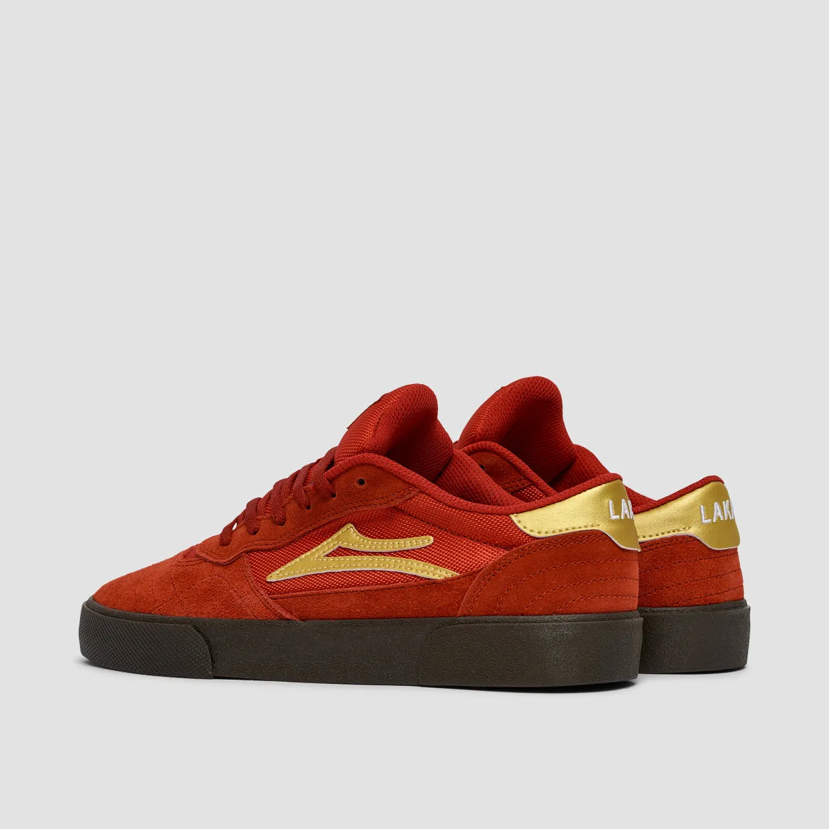 Lakai Cambridge Shoes - Red/Gum Suede