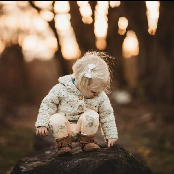 Little Love Bug Brown Cozy Boot