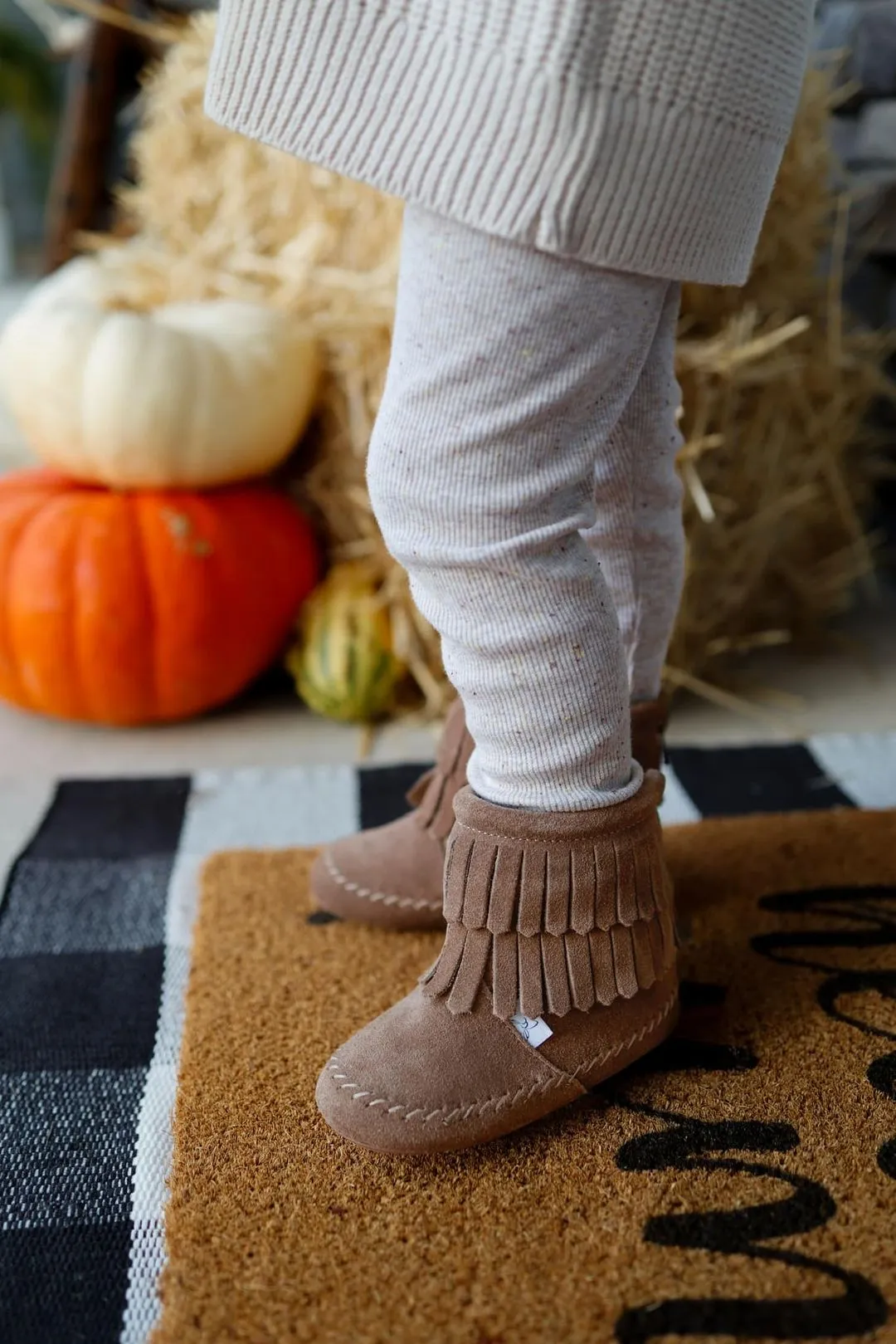 Little Love Bug Brown Cozy Boot