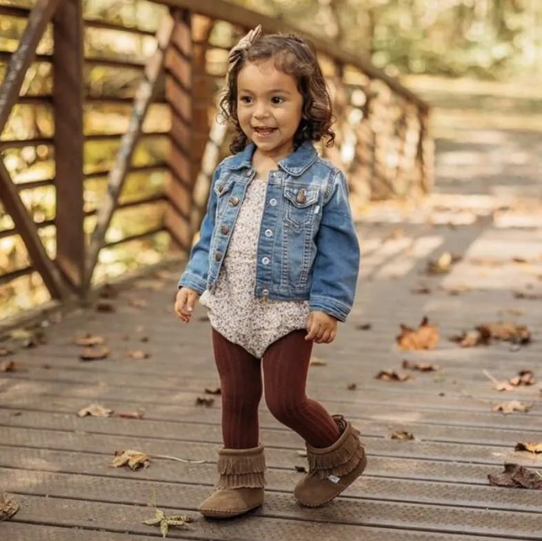 Little Love Bug Brown Cozy Boot