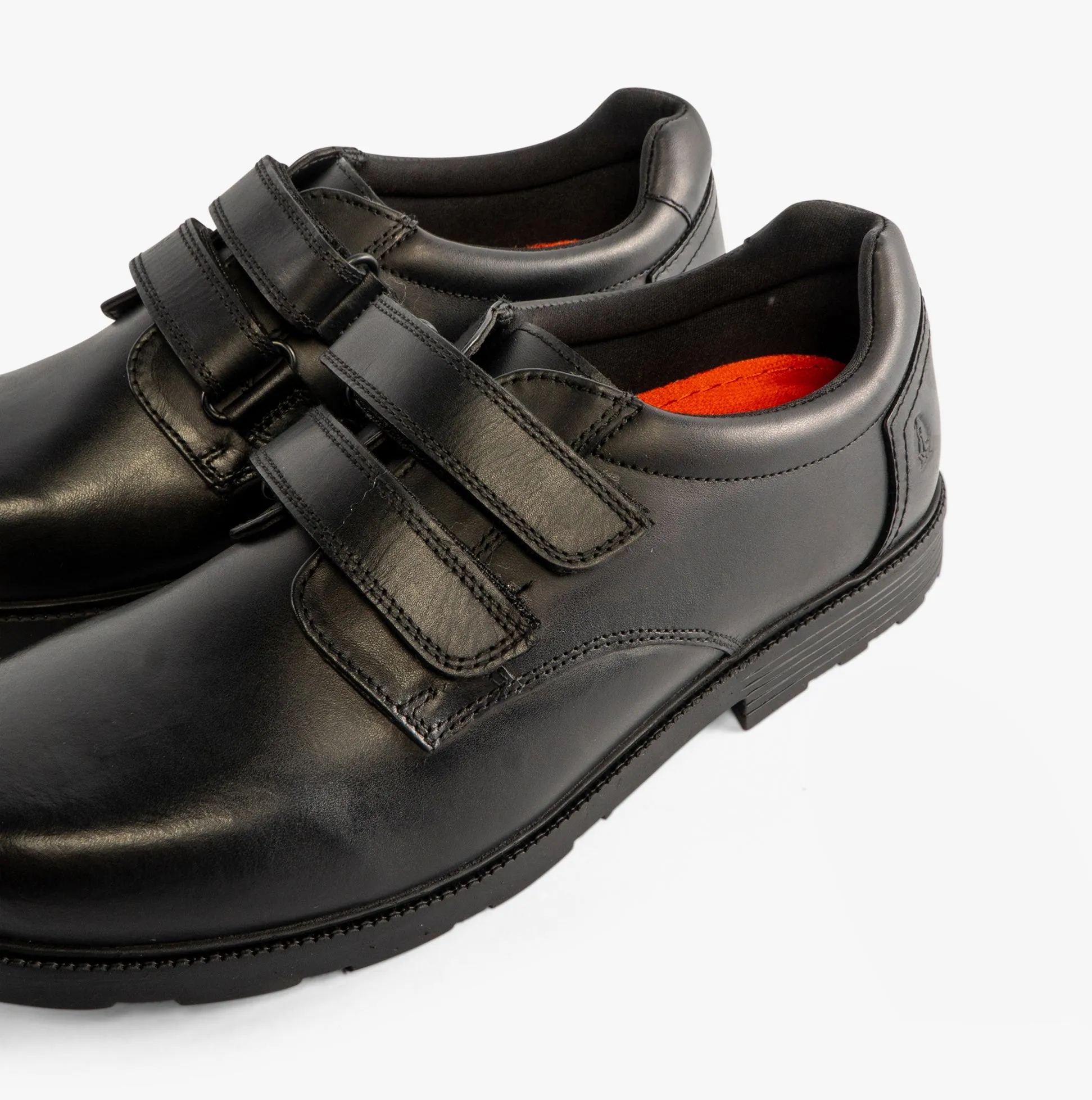 LOGAN SNR Boys Shoes Black