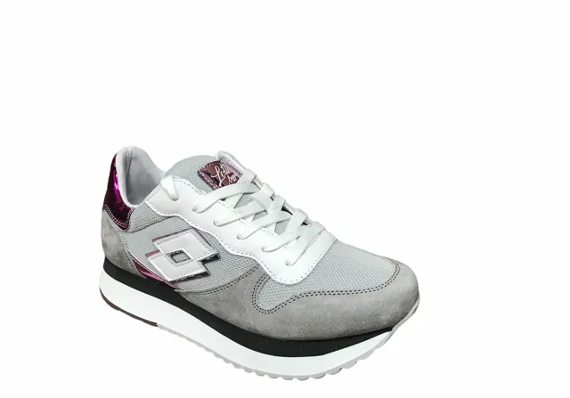 Lotto Leggenda scarpa sneakers da donna Wedge 216295 7SL grigio