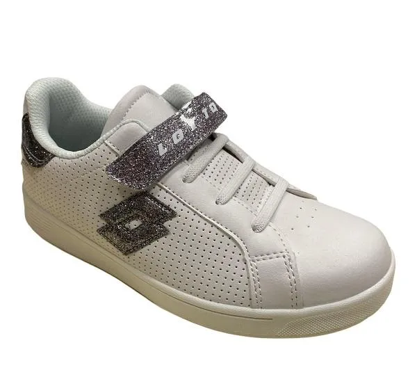 Lotto scarpa sneakers da ragazza 1973 Evo AMF IV glitter SL 215800 61F bianco