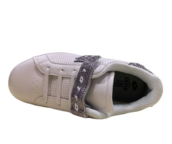 Lotto scarpa sneakers da ragazza 1973 Evo AMF IV glitter SL 215800 61F bianco