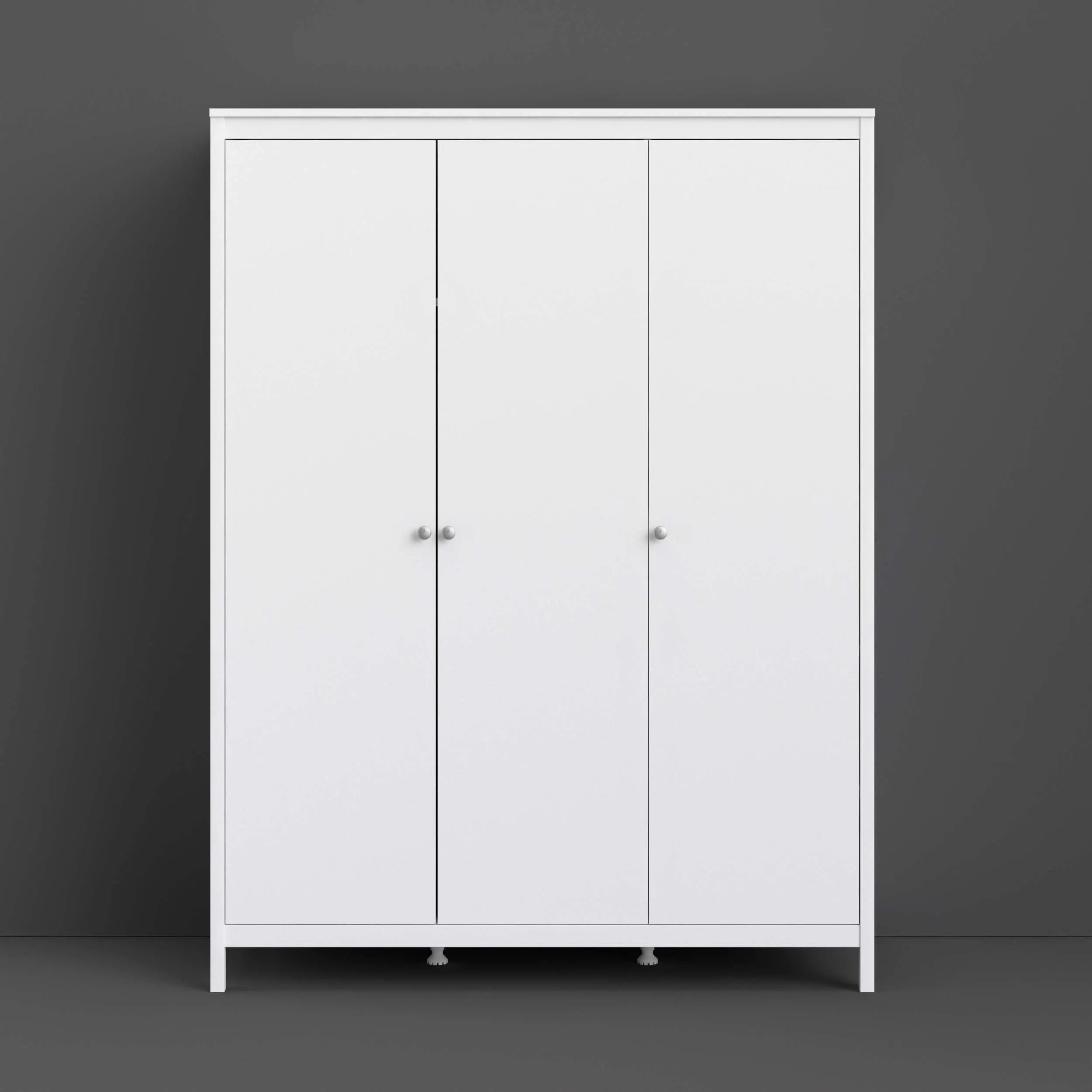 Madrid Wardrobe with 3 Doors - White