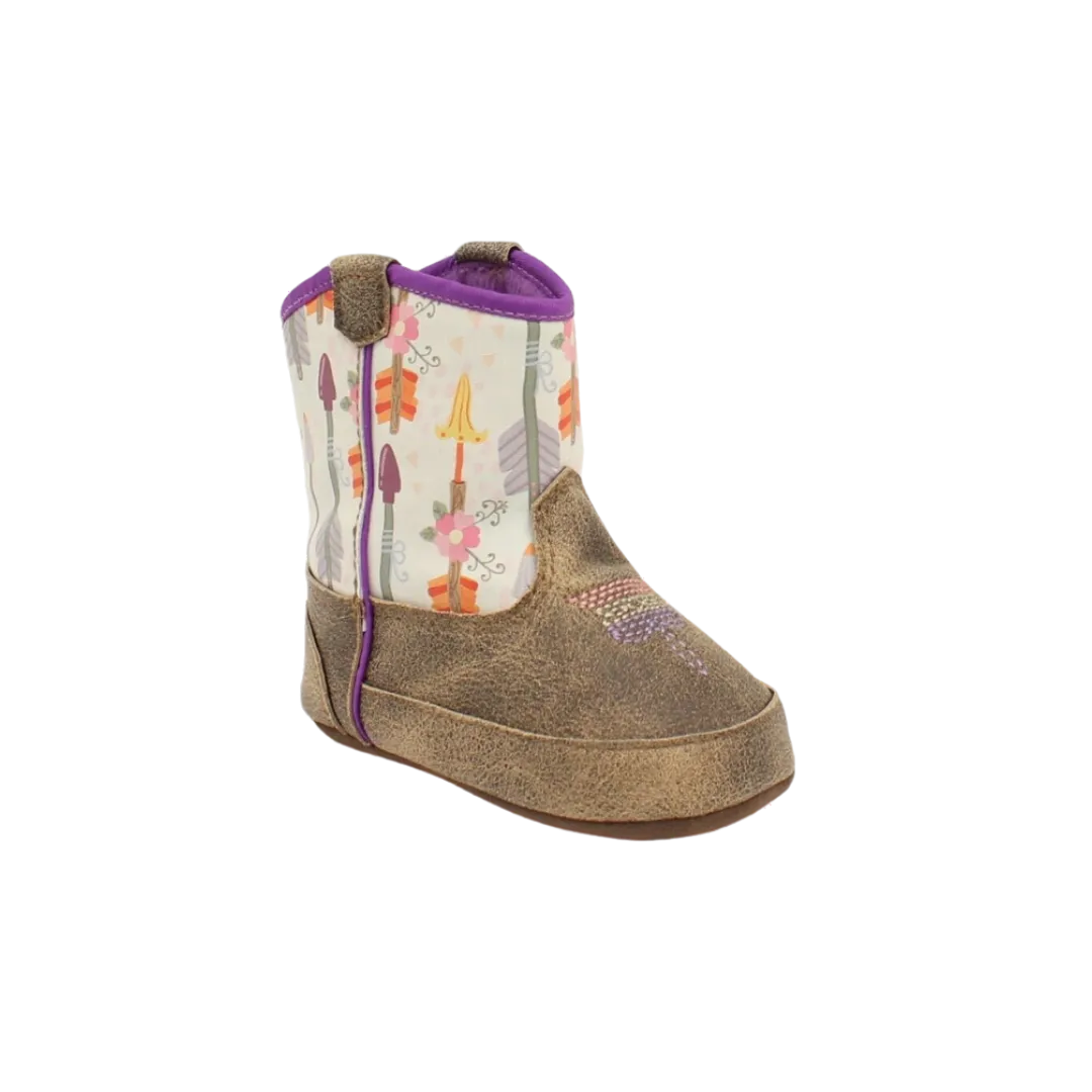 M&F Kid's Hannah Baby Bucker Brown Boots