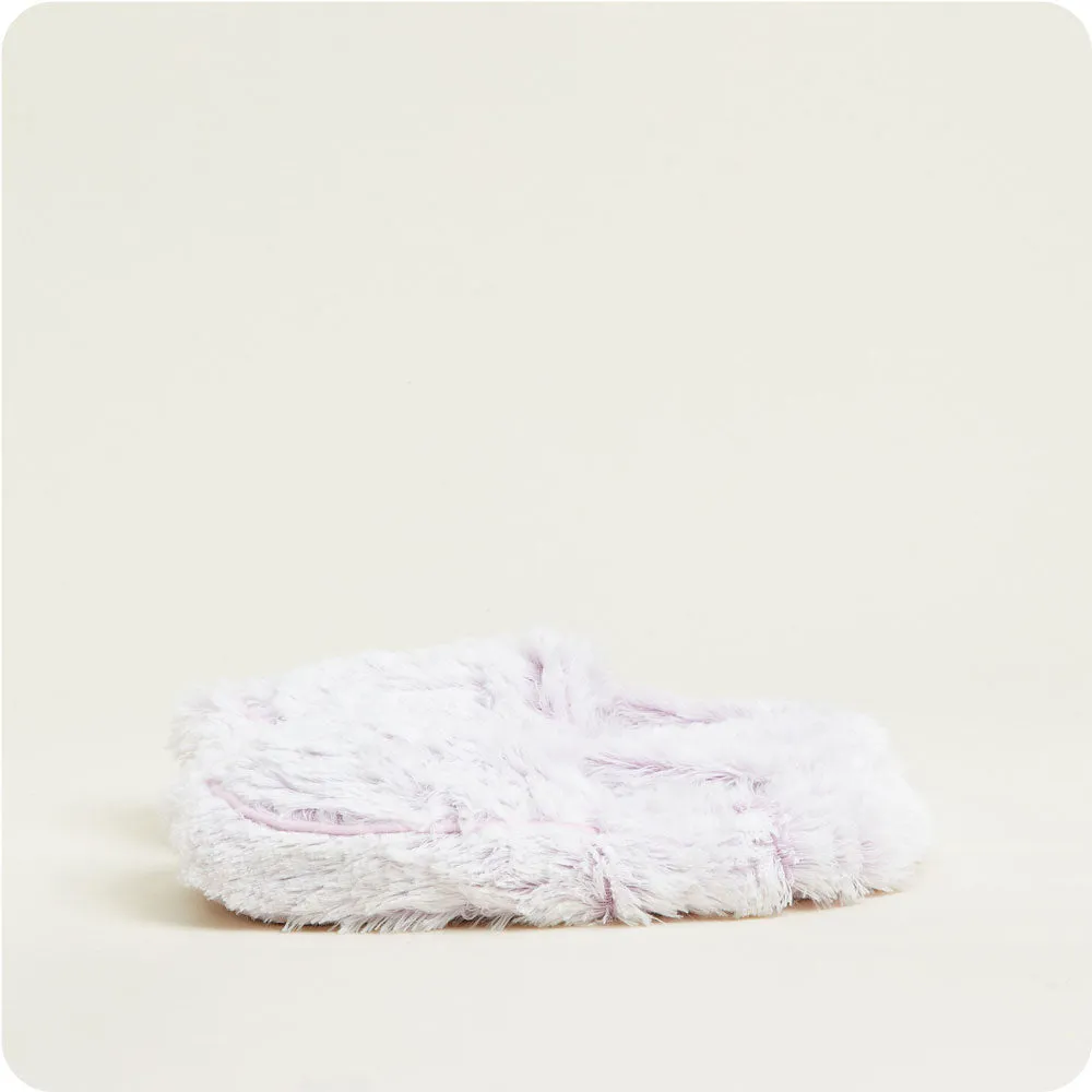 Marshmallow Lavender Warmies Slippers