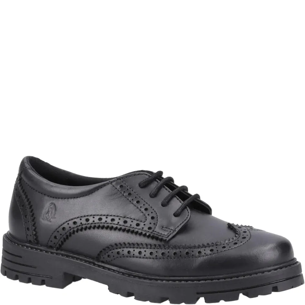 MAXINE Girls Lace-Up Shoes Black