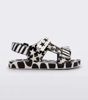 Melissa Looks- Monochrome Velcro & Jelly Sandal