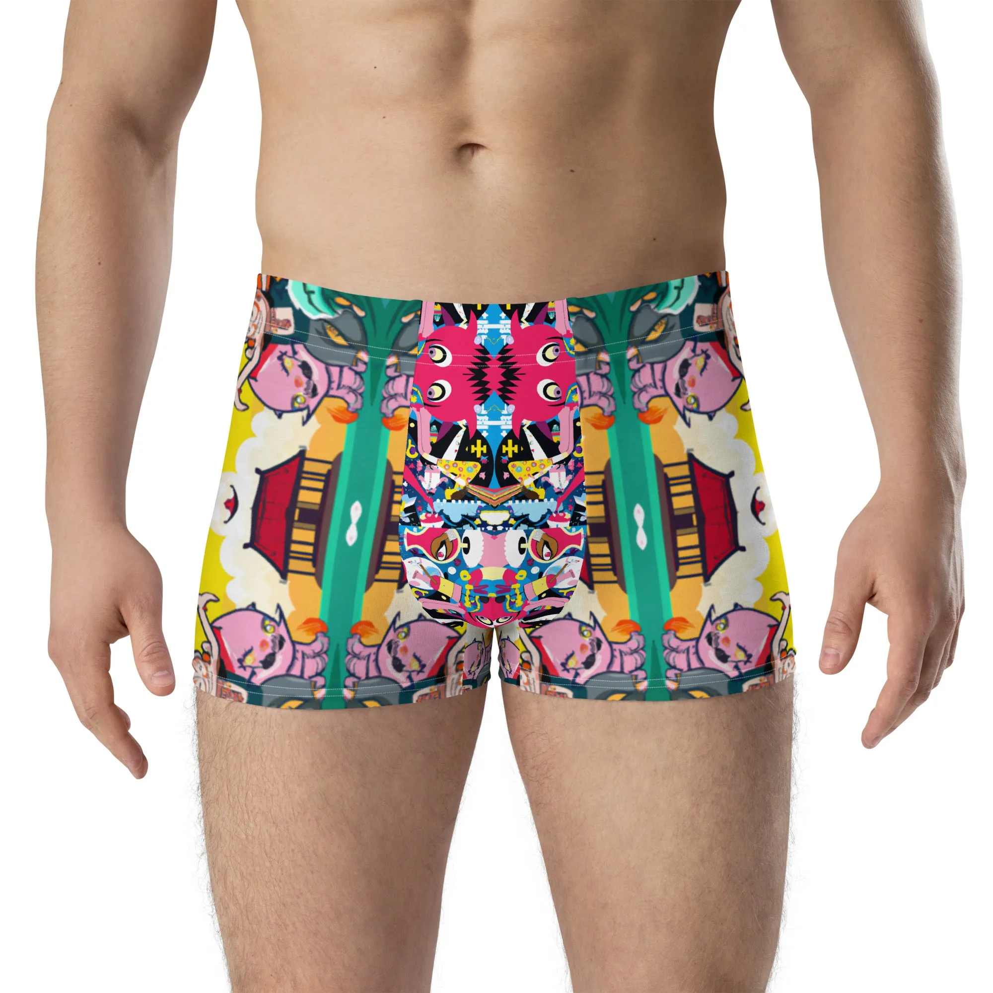 Men's Boxer Briefs - Hello, Gato   Isle of Pups