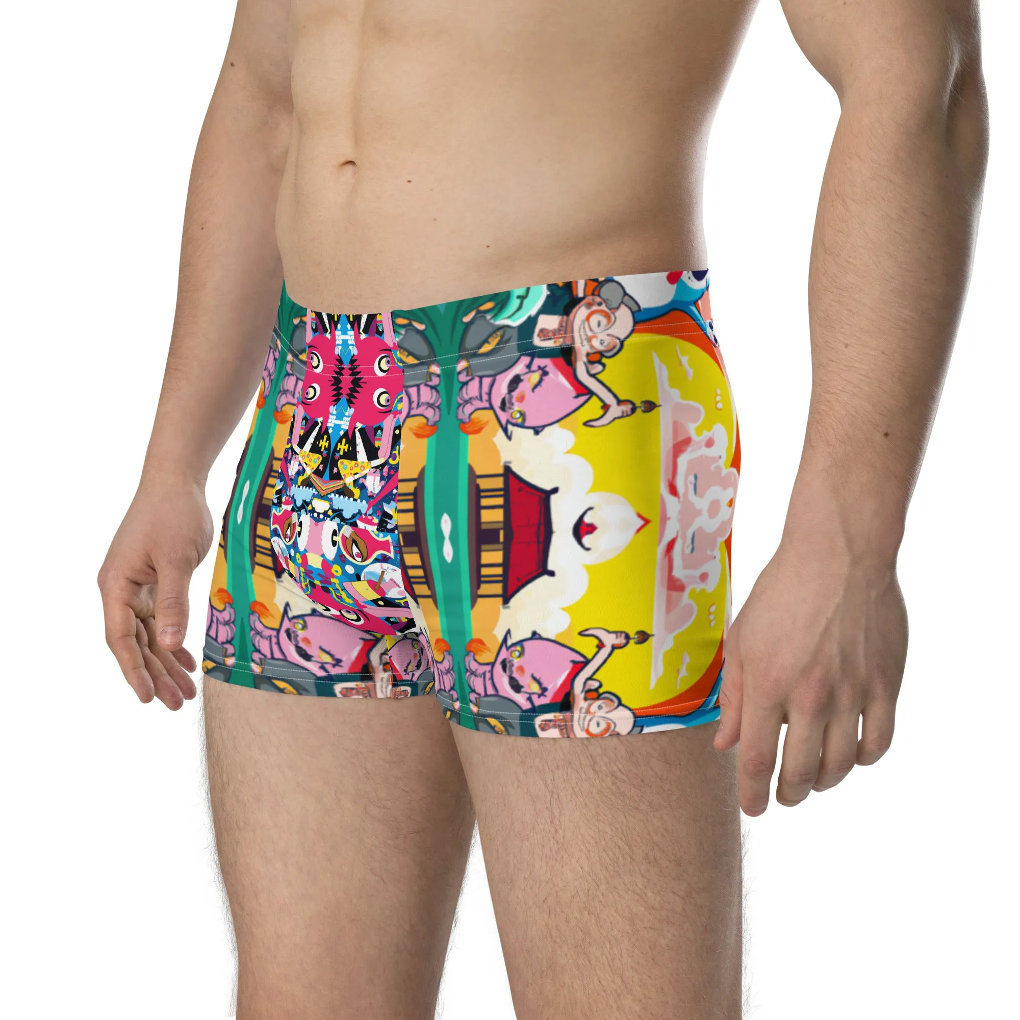 Men's Boxer Briefs - Hello, Gato   Isle of Pups