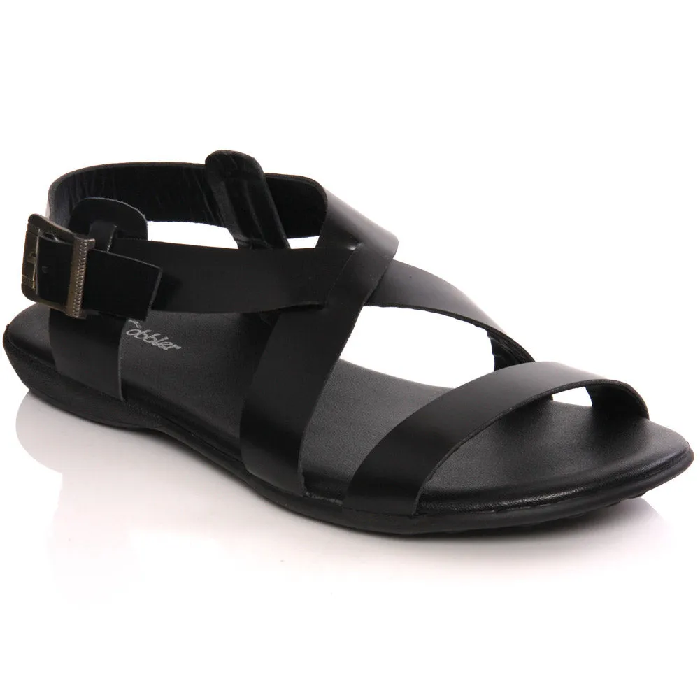 Mens ‘Ikei’ Handmade Spanish Leather Flat Summer Sandals