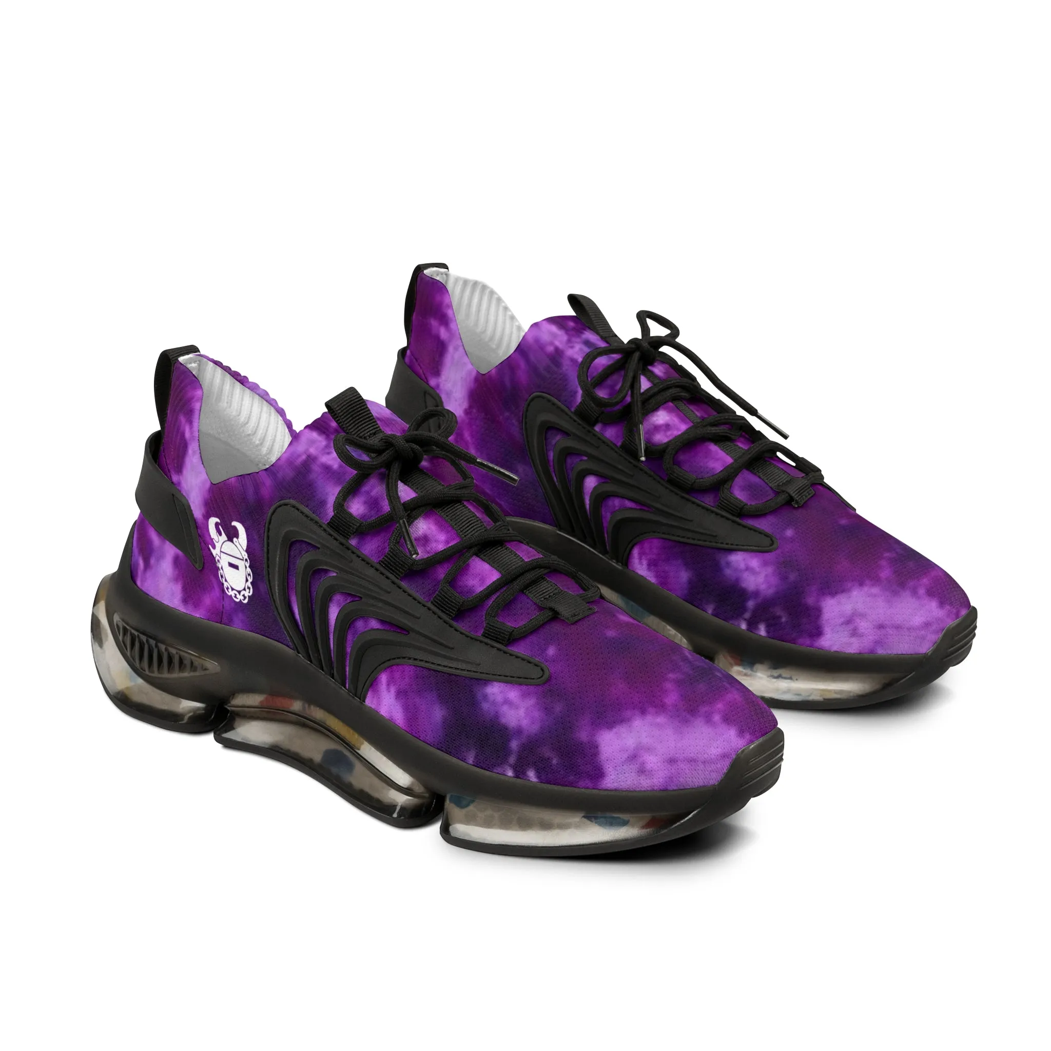 Men's Mesh Sneakers - Purple Tie-Dye