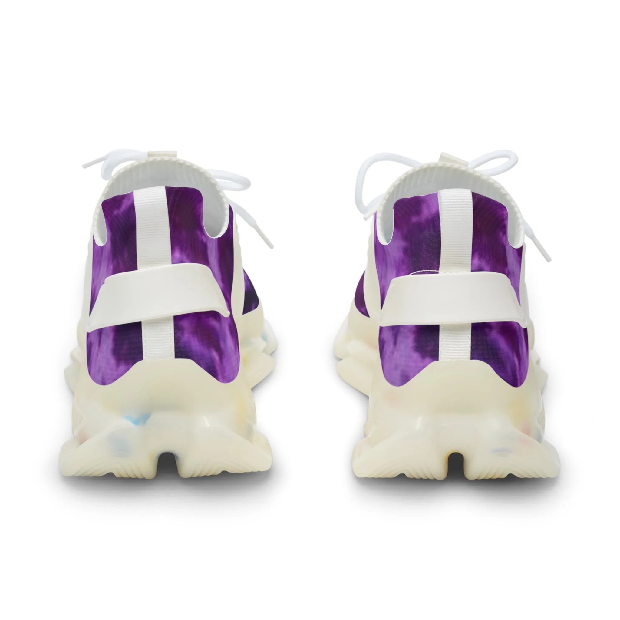 Men's Mesh Sneakers - Purple Tie-Dye