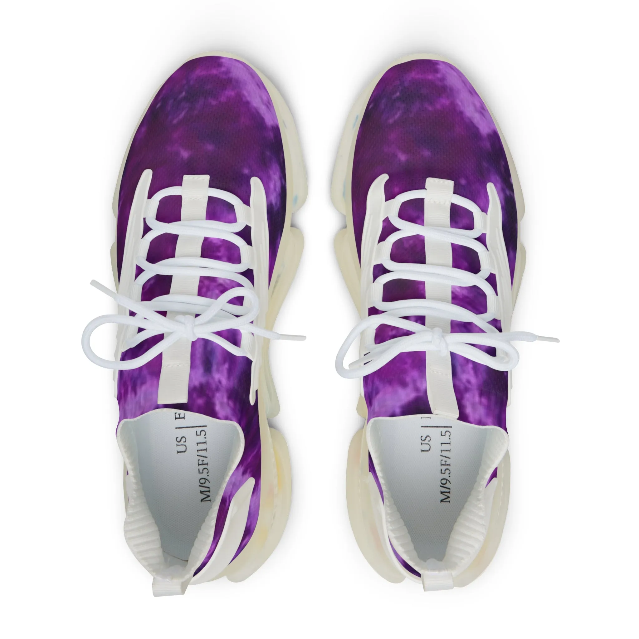 Men's Mesh Sneakers - Purple Tie-Dye