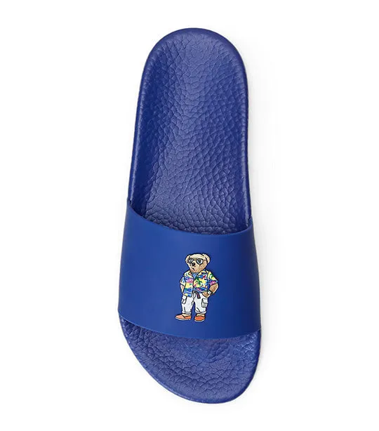 Men's Polo Bear Slide Sandal Beach Royal Bear