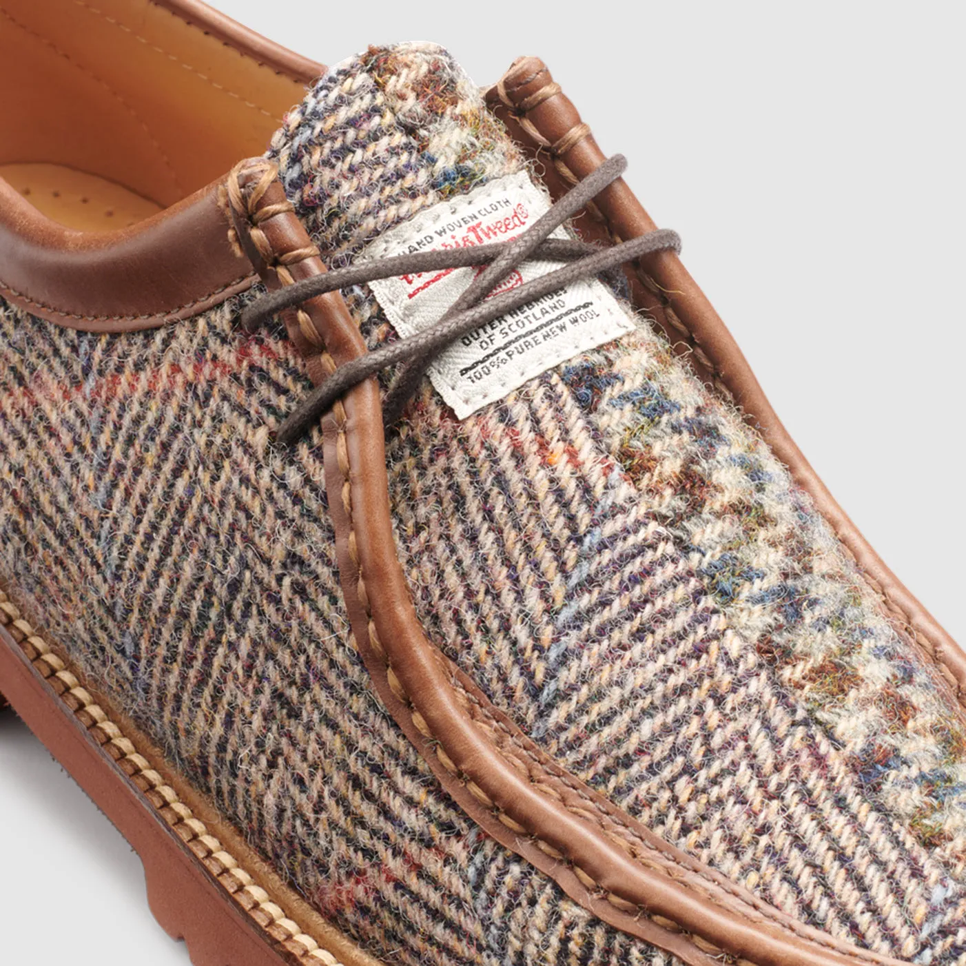 MENS WALLACE HARRIS TWEED MOC