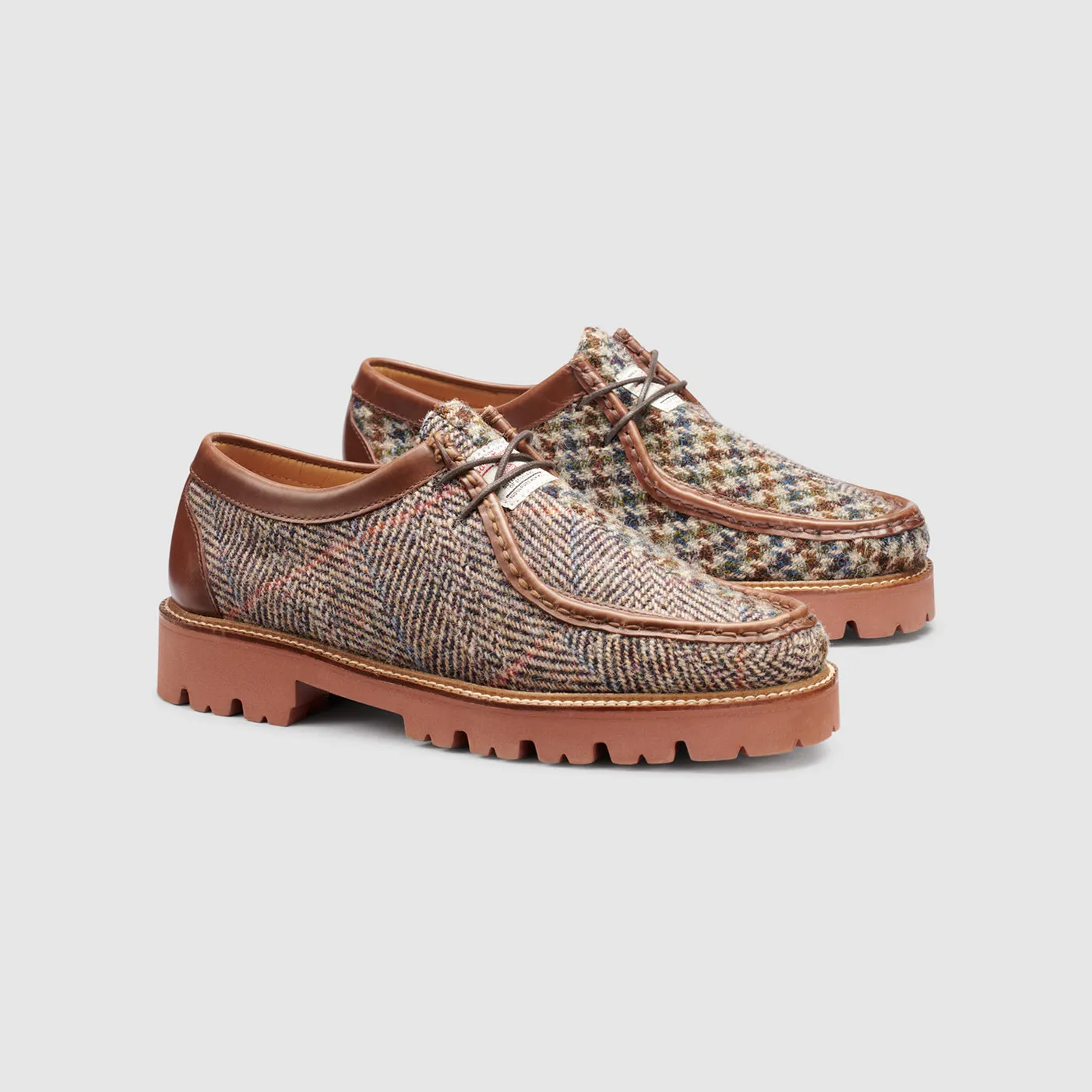 MENS WALLACE HARRIS TWEED MOC