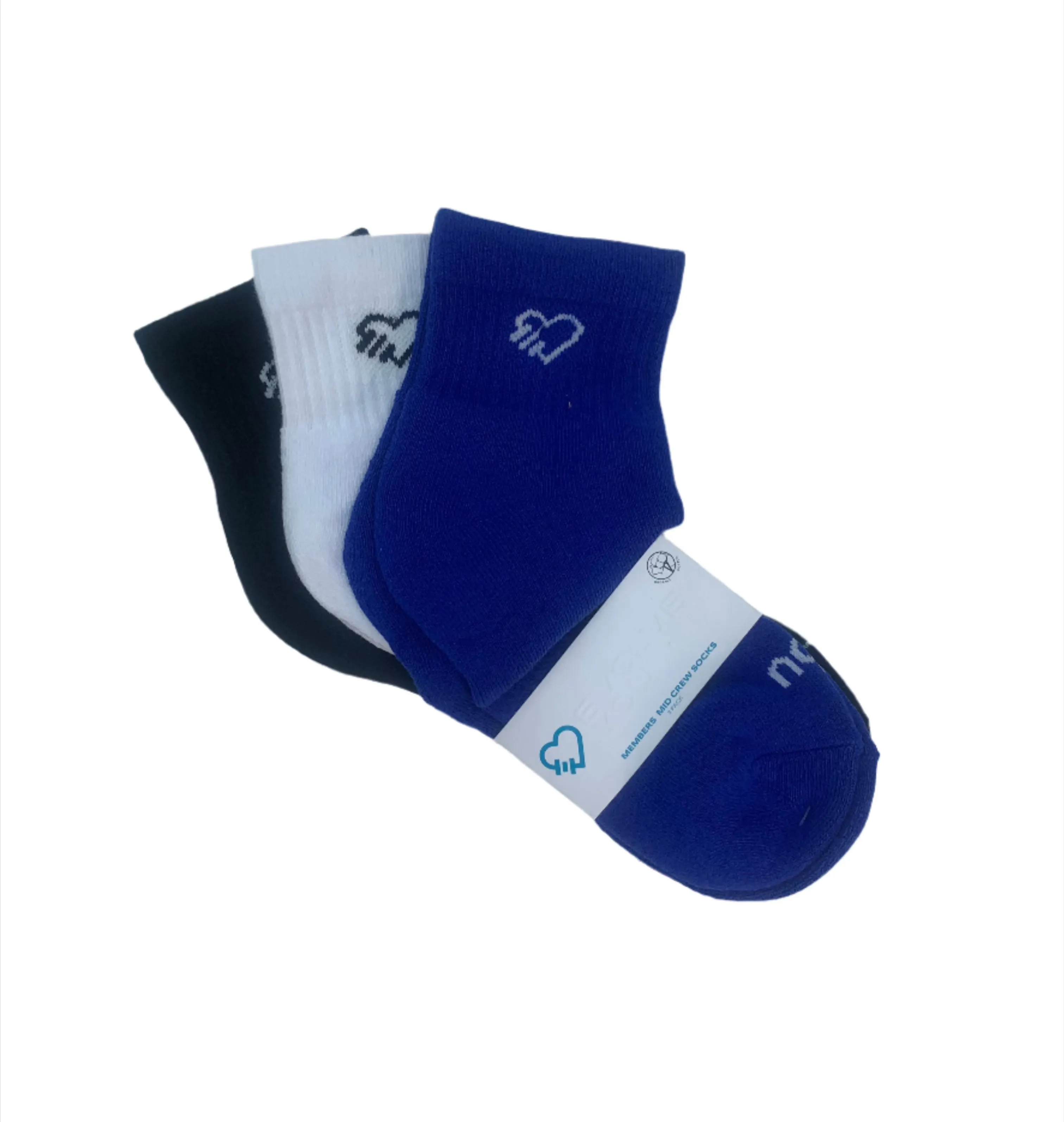 Mid Crew Socks, EvolveYou Brand