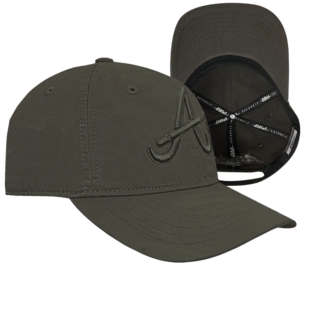 MLB ATLANTA BRAVES NEUTRAL MEN'S DAD HAT (DARK TAUPE)