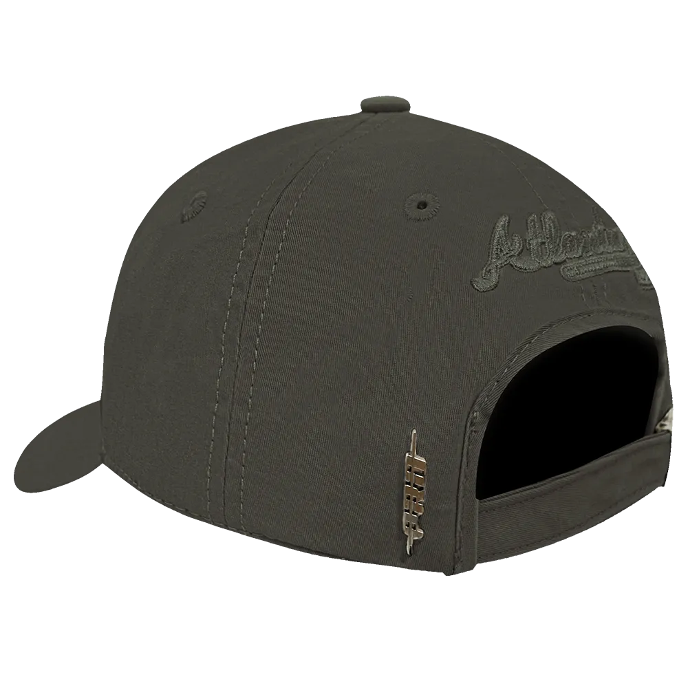 MLB ATLANTA BRAVES NEUTRAL MEN'S DAD HAT (DARK TAUPE)