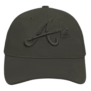 MLB ATLANTA BRAVES NEUTRAL MEN'S DAD HAT (DARK TAUPE)