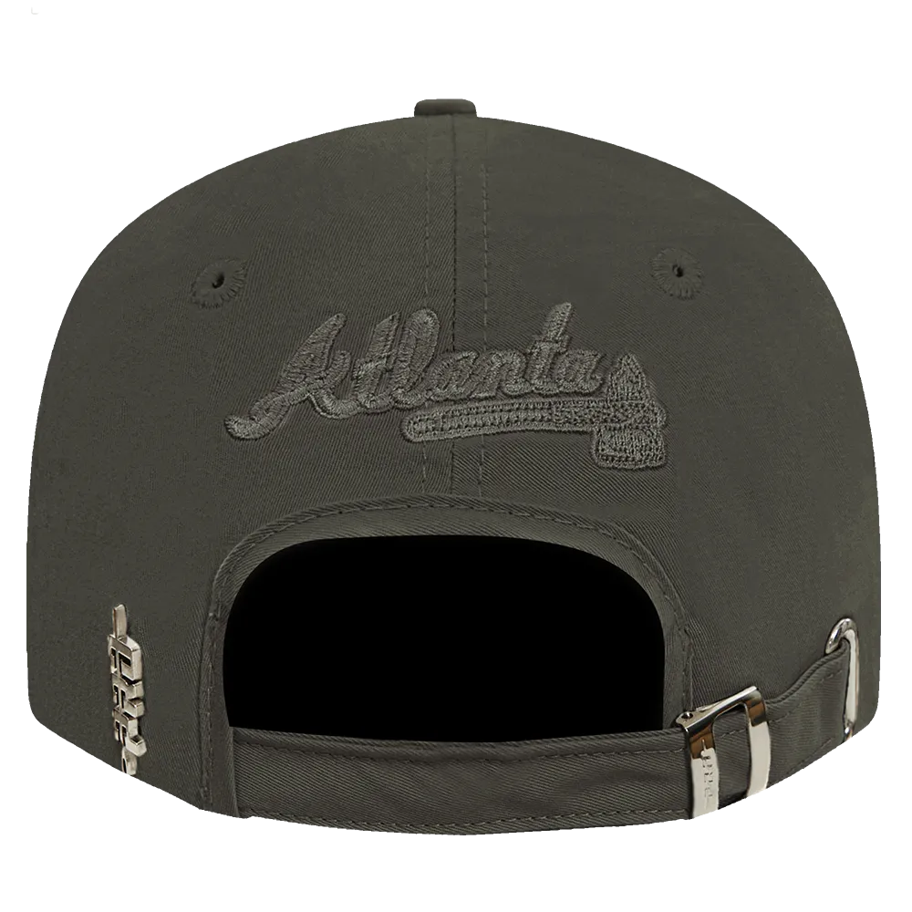 MLB ATLANTA BRAVES NEUTRAL MEN'S DAD HAT (DARK TAUPE)