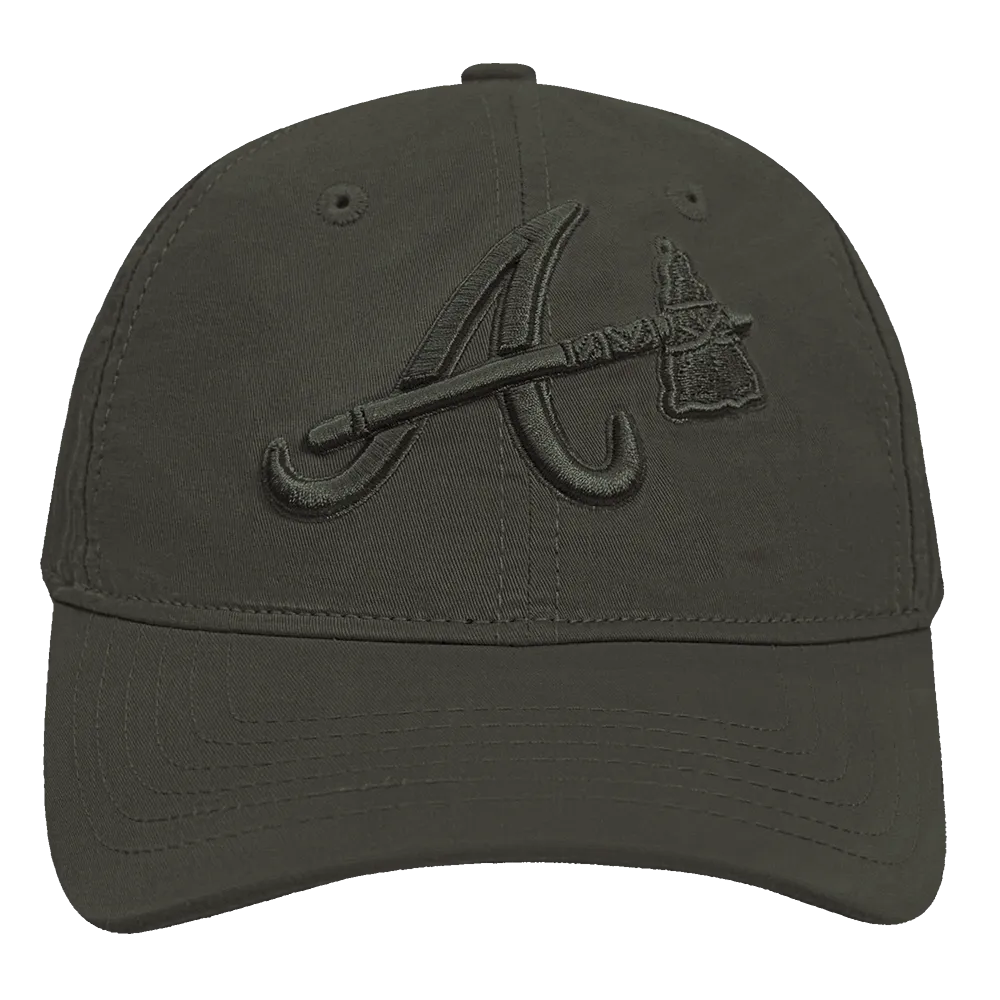 MLB ATLANTA BRAVES NEUTRAL MEN'S DAD HAT (DARK TAUPE)