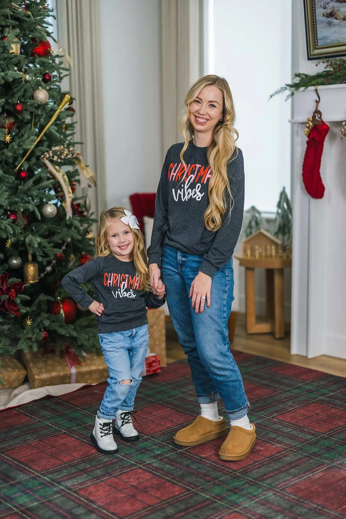 Mom & Me - "Christmas Vibes" Top