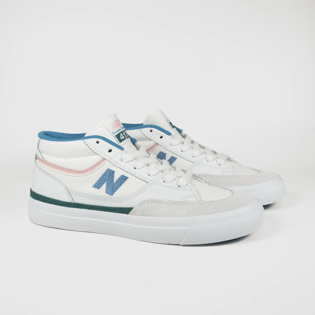 New Balance Numeric - 417 Franky Villani Shoes - White / Blue Laguna